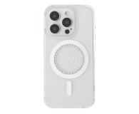Etui / obudowa na smartfona Guess IML Rhinestones do iPhone 16 Pro biały